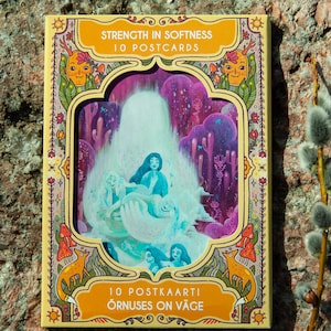 Postcard Set "Strength in Softness" by artist Maari Soekov