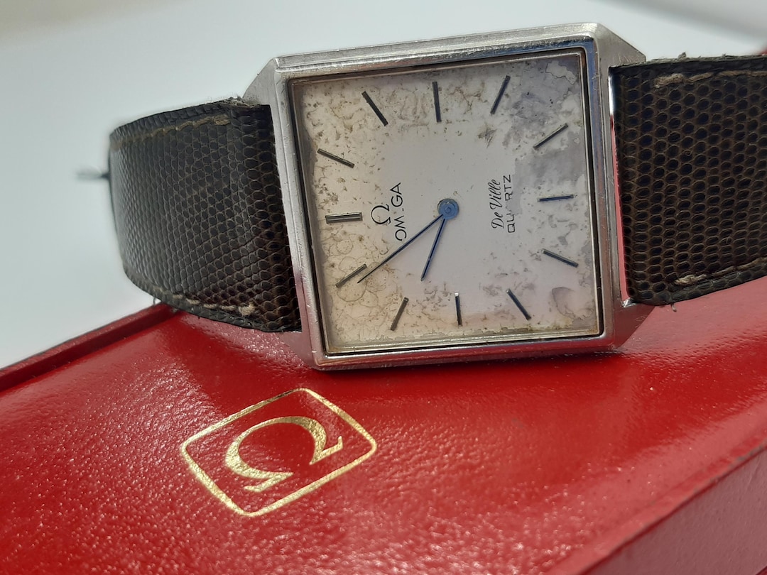 時計 OMEGA De Ville Quartz Cal.1365 VINTAGE OMEGA DE-VILLE CAL.1365 QUARTZ SWISS MADE MEN'S WATCH 時計