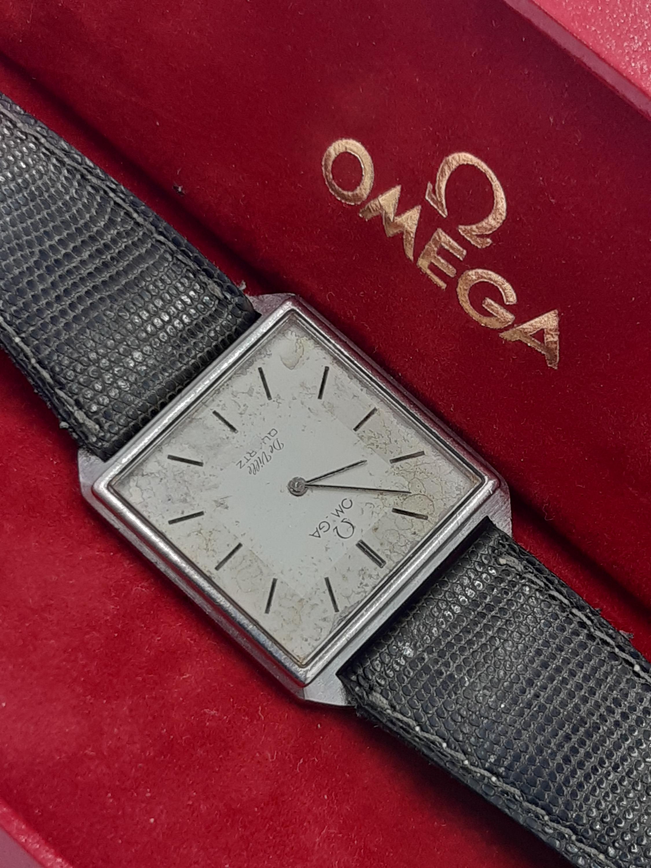 Vintage Omega De-ville Cal.1365 Quartz Swiss Made Men's Watch