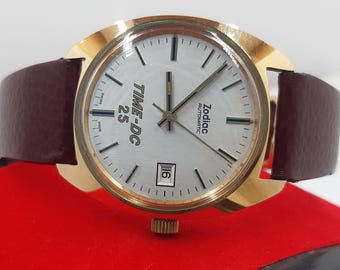 Zodiac TIME-DC 25 date ltd cal.76 automatic ref.723.101 gp vtg swiss men watch