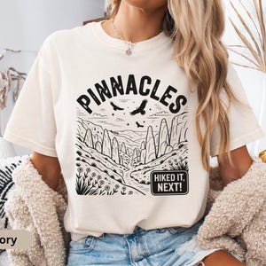 Comfort Colors Pinnacles National Park Comfy Shirt Gift Idea, Vintage Tree Graphic Shirt, Forest Scenic Nature Tee, Sequoia Park Hiking Gift