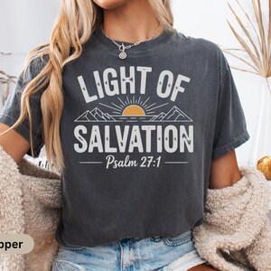Comfort Colors Christian Salvation Shirt, Jesus Is Enough Tee, Bible Quote Shirt, Scripture Based Tee, Faith Based Christian Apparel