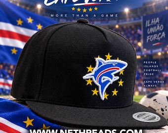 Cape Verde Snapback w/ 3D CV Shark
