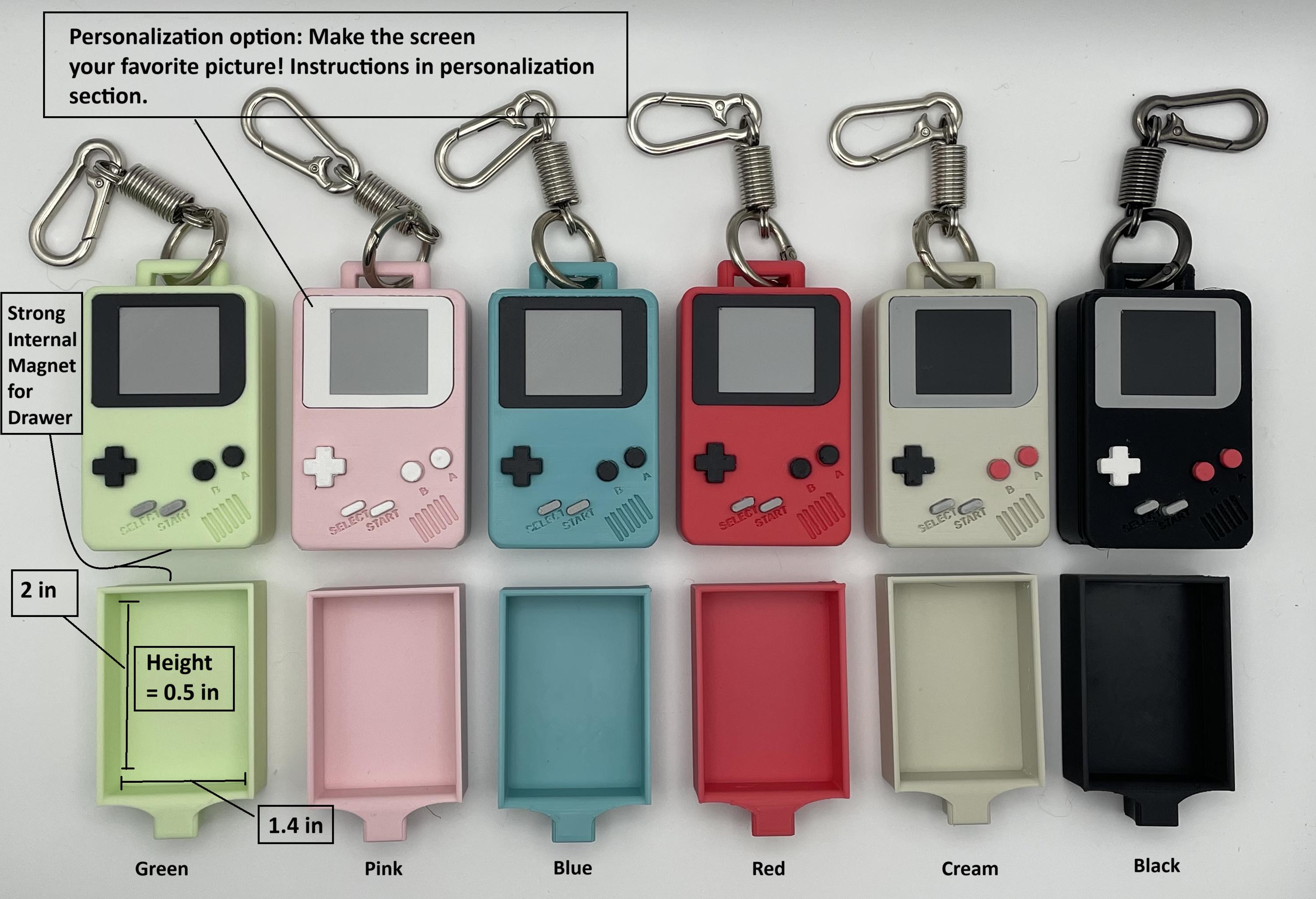 Mini gameboy keychain - Etsy 日本