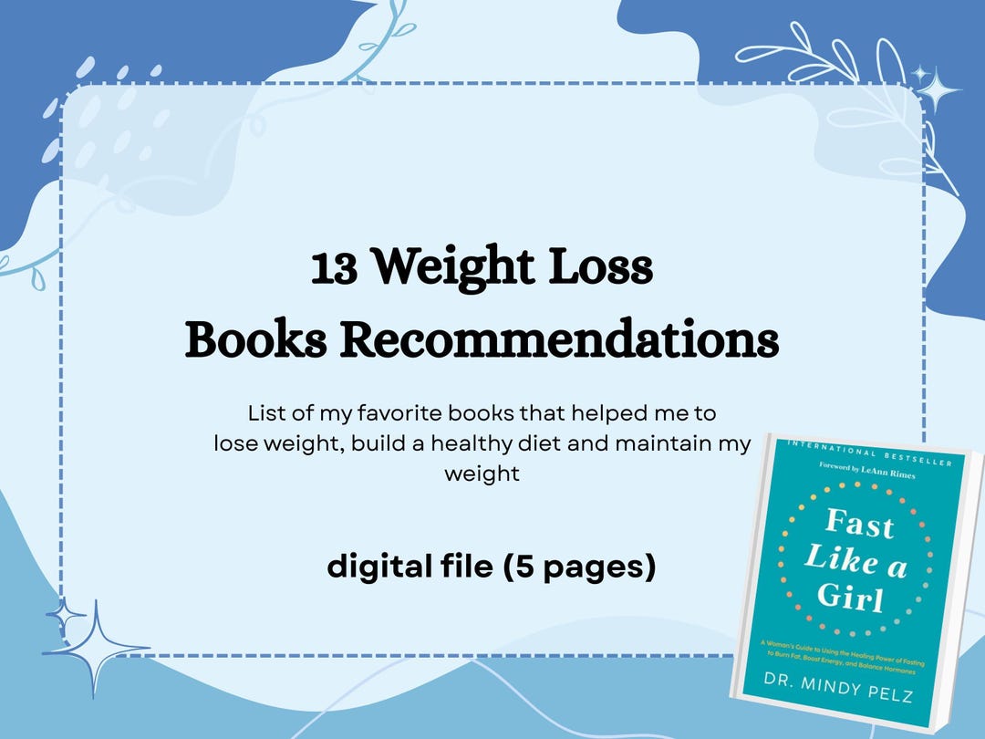 13 Weight Loss & Wellness Books Recommendations - Etsy