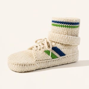 Vintage Crochet Tennis Shoe