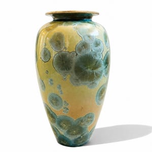 Large John Mankameyer Crystalline Pottery Vase - Signed and Dated 1989