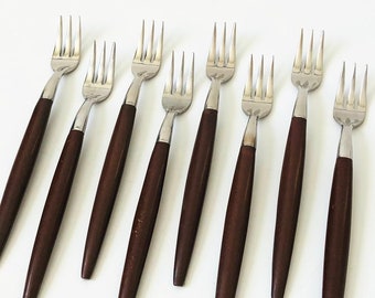 Mid Century Cocktail Forks by American Tempo - Set of 8