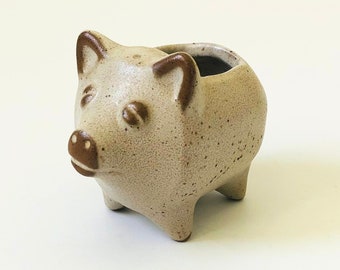 MCM David Stewart Pottery Pig Planter