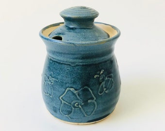 Pottery Honey Jar