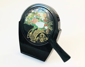 Lacquerware Vanity Mirror Set