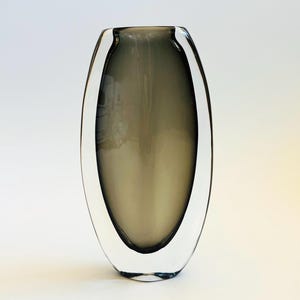 Orrefors Sommerso Dusk Vase by Nils Landberg