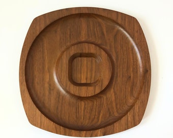 MCM Divided Wood Tray by Gladmark