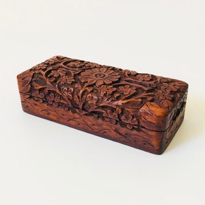 Carved Wood Box