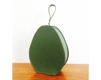 Green Vintage Travel Hat Case
