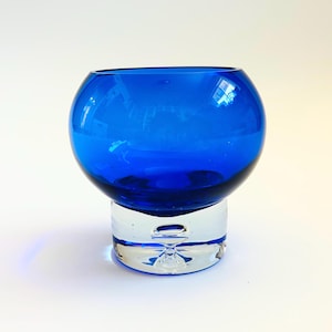 Cobalt Blue Art Glass Bowl
