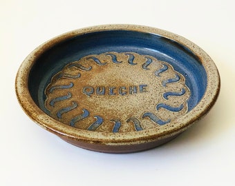 Studio Pottery Quiche Dish