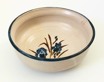 Studio Pottery Iris Bowl