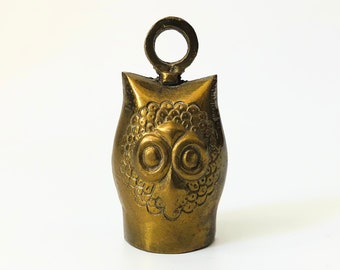 Brass Owl Bell