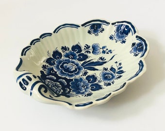 Delft Blue and White Ceramic Tray