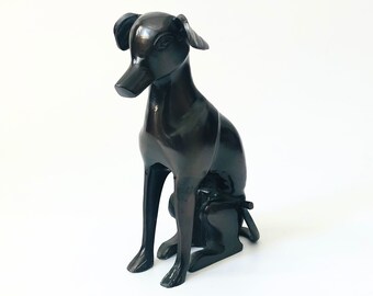 Mid Century Bronze Greyhound - Made in Italy