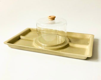 Large Cheese and Cracker Tray with Cloche