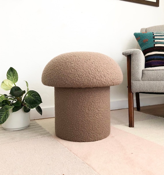 Taupe online storage ottoman