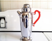 Art Deco Chrome Metal Cocktail Shaker