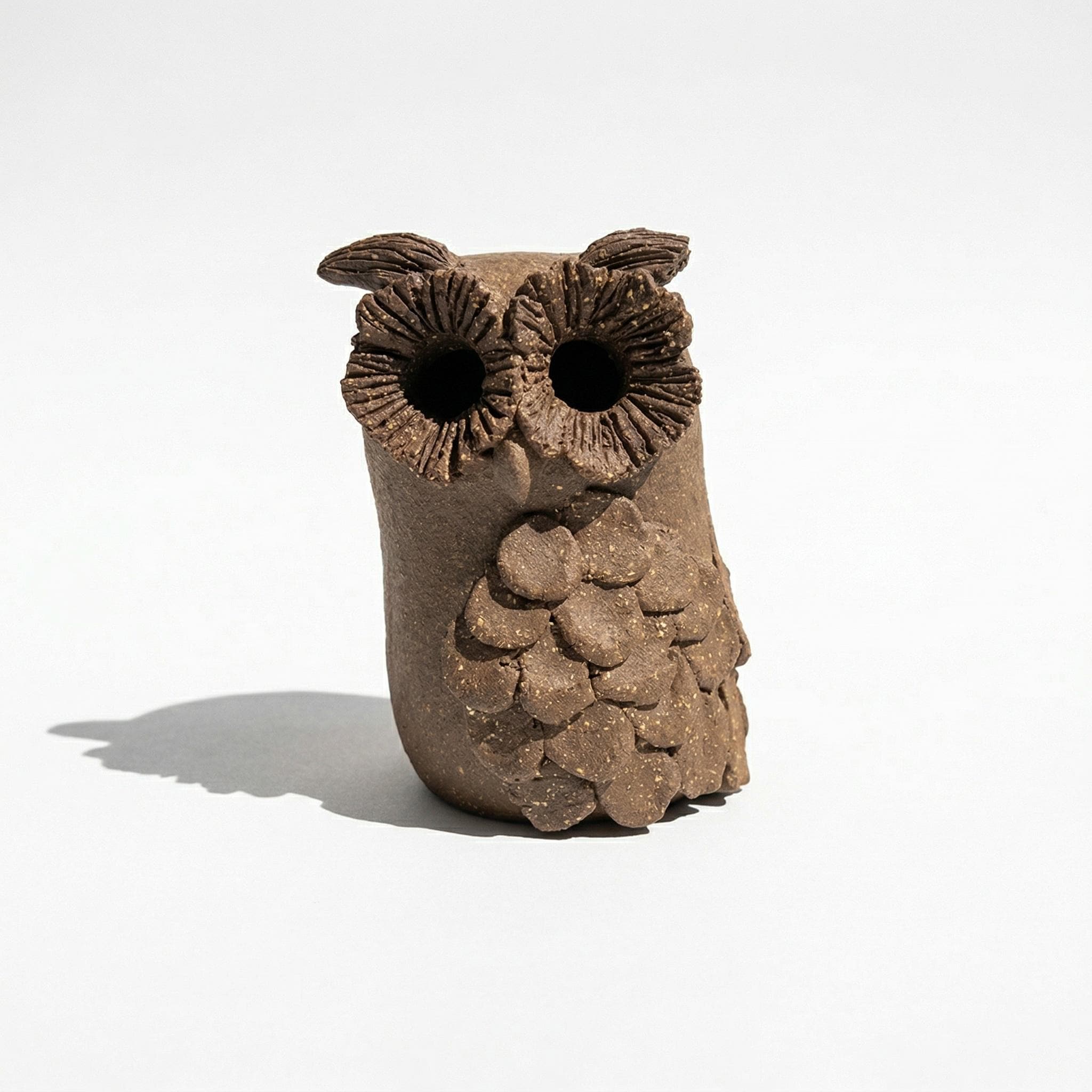 Original Vintage Margaret Hudson Earth Art Pottery Owl