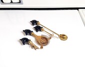 Mid Century Horse Head Bar Tool Set / 4 Piece Set
