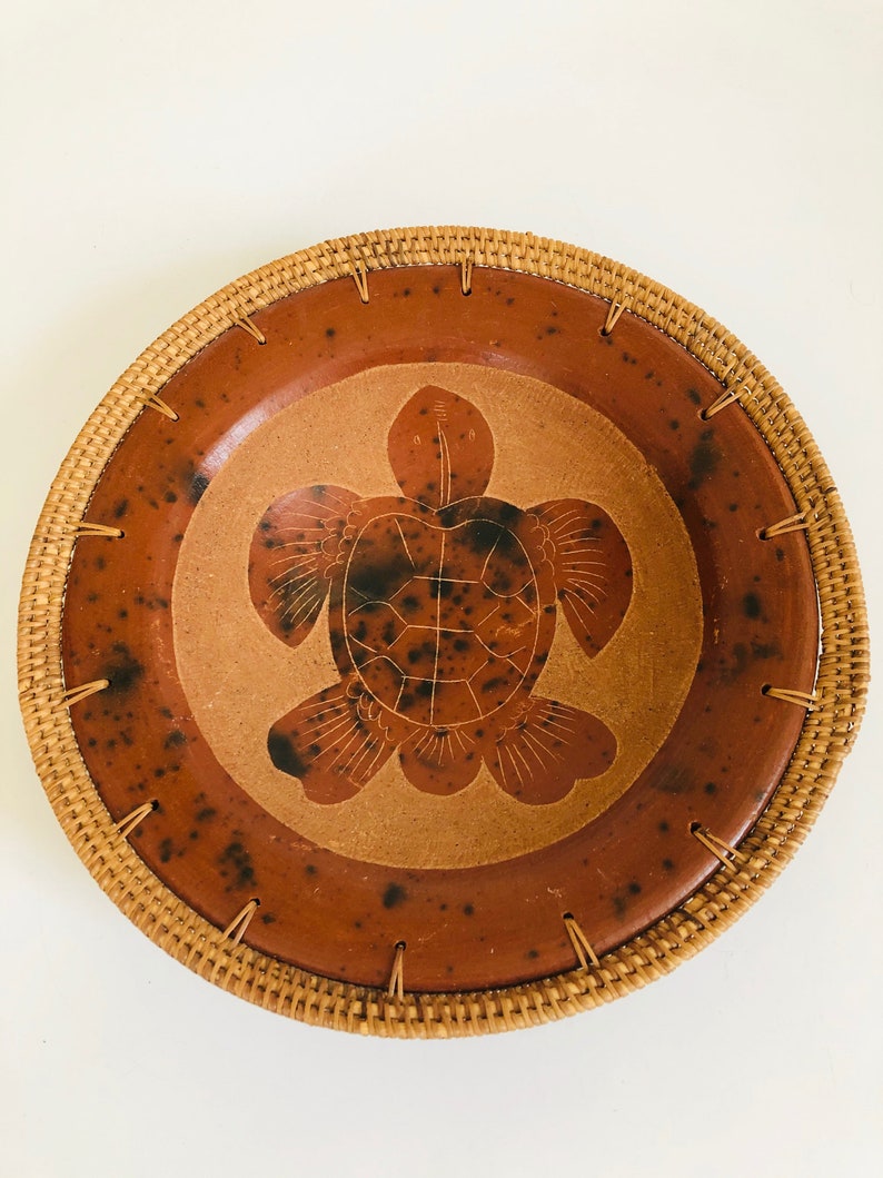 Terra Cotta Pottery Turtle Tray image 3