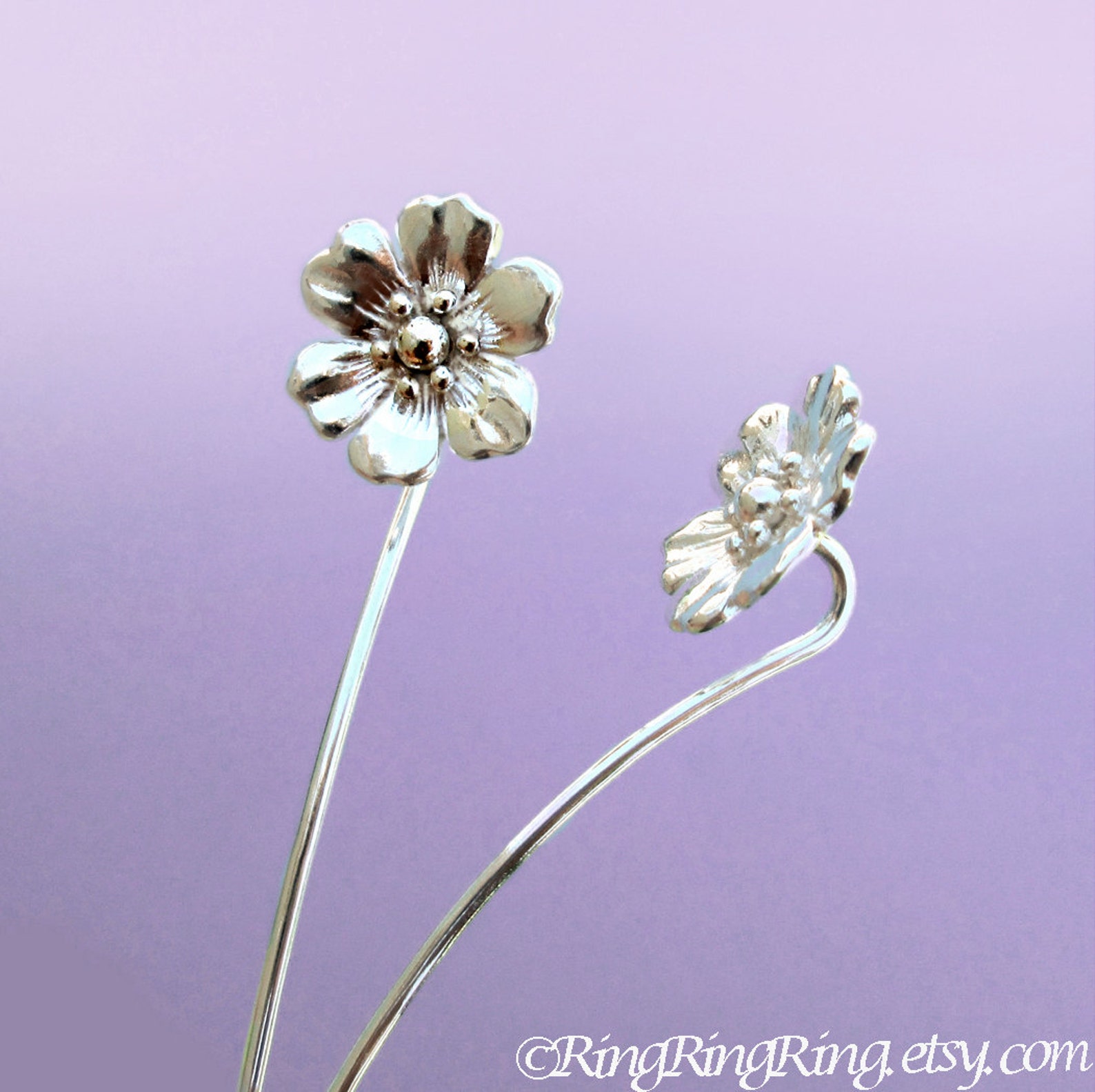 Anemone flower earrings sterling silver earrings jewelry | Etsy