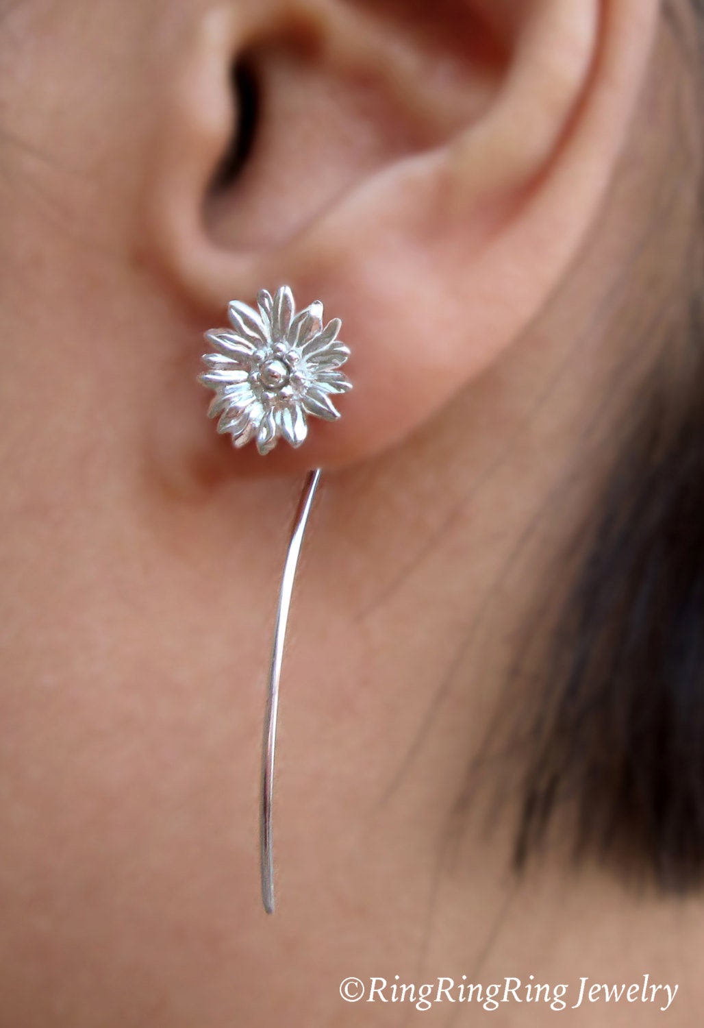 Earrings with long stems deals