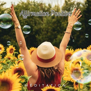 Positive Affirmation Meditation - Audio in French for women.