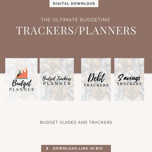 Printable Budget Planner | Debt Tracker & Savings Tracker | Financial Organizer | Monthly Expense Tracker | Budget Binder Inserts PDF