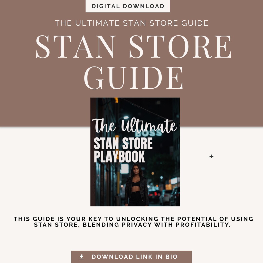Stan Store Ebook Example Stan Store Success Guide | Digital Download | Step-by-step Ebook for ...