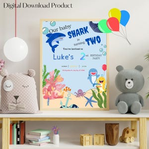Birthday Invitation Digital Download | Editable Party Invite Template | Kids Printable Birthday Card | Instant Download