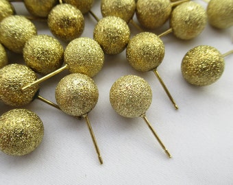 Brass Base Pins 3300C Brooch Pin 60x1mm 30 Pieces Raw Brass Nail Pin