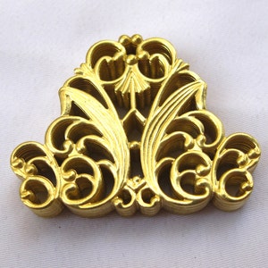 10pcs Gold Filigree Findings Brass Filigree Fashion Design Wholesale bf140