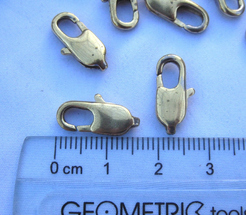 10pcs 16mm Lobster Clasp Brass Clasp Loose Findings T095 Etsy
