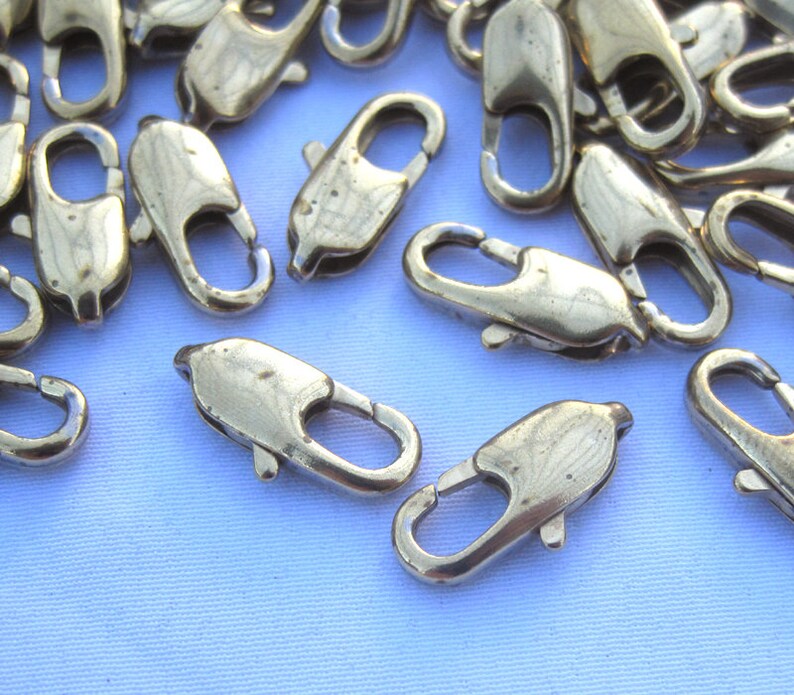 10pcs 16mm Lobster Clasp Brass Clasp Loose Findings T095 Etsy