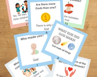Westminster Shorter Catechism Flash Cards PDF Digital Download (complete)