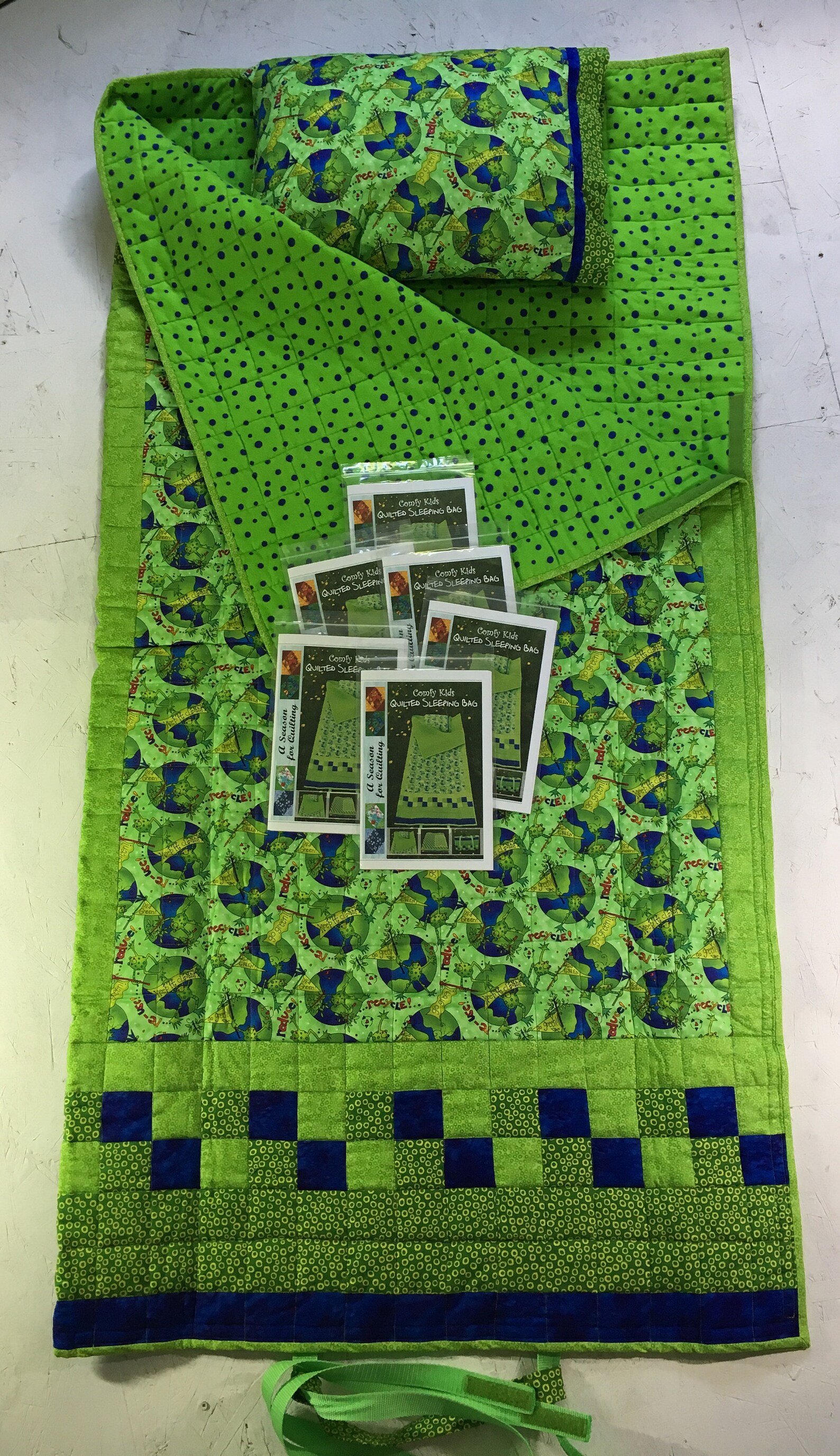 Comfy Kids Quilted Sleeping Bag Pattern Etsy