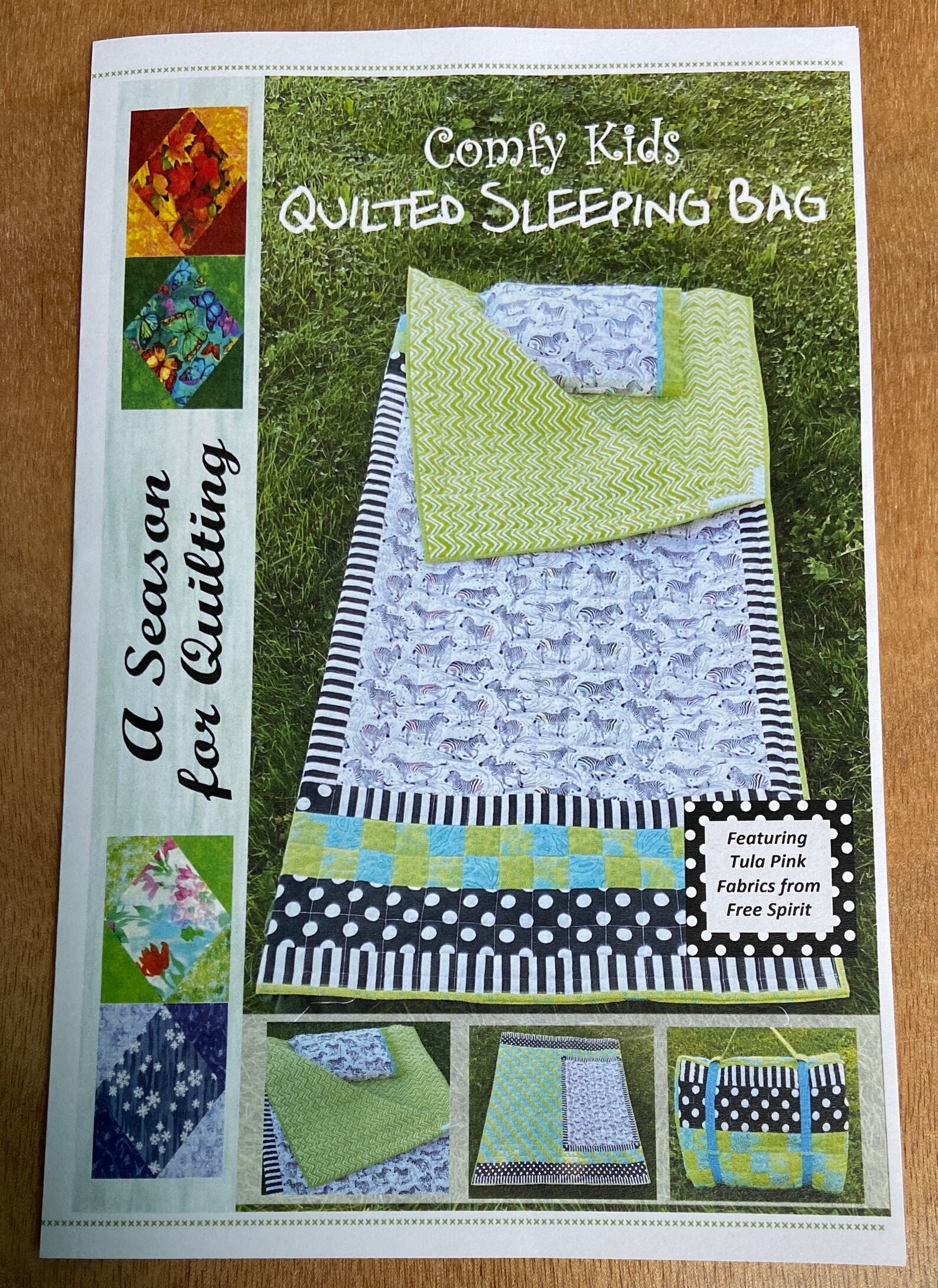 Comfy Kids Quilted Sleeping Bag Pattern Etsy