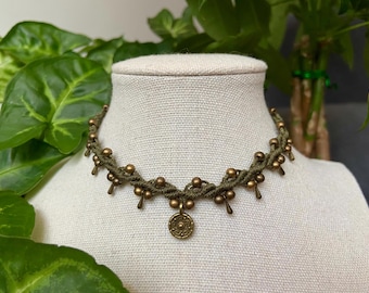 EarthMark - Handmade Macrame Choker Necklace