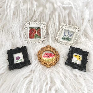 Mini Framed Original Watercolor Paintings