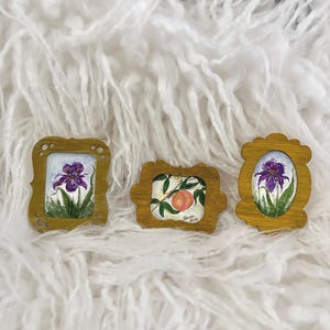 Mini Framed Original Watercolor Paintings