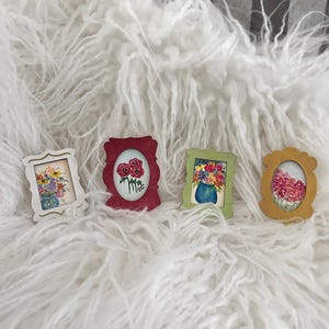 Mini Framed Original Watercolor Paintings