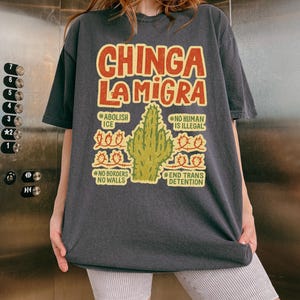Comfort Colors Abolish Ice No Human Is Illegal Shirt, End Ice Political Shirt, DACA Shirt, Immigrant Human Rights, Social Justice Shirt