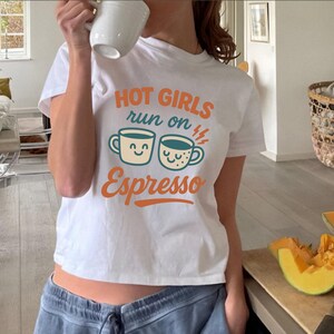 Espresso Baby Tee - Coffee Club Shirt - Retro Coffee Baby Tee - Trendy Coffee Tee
